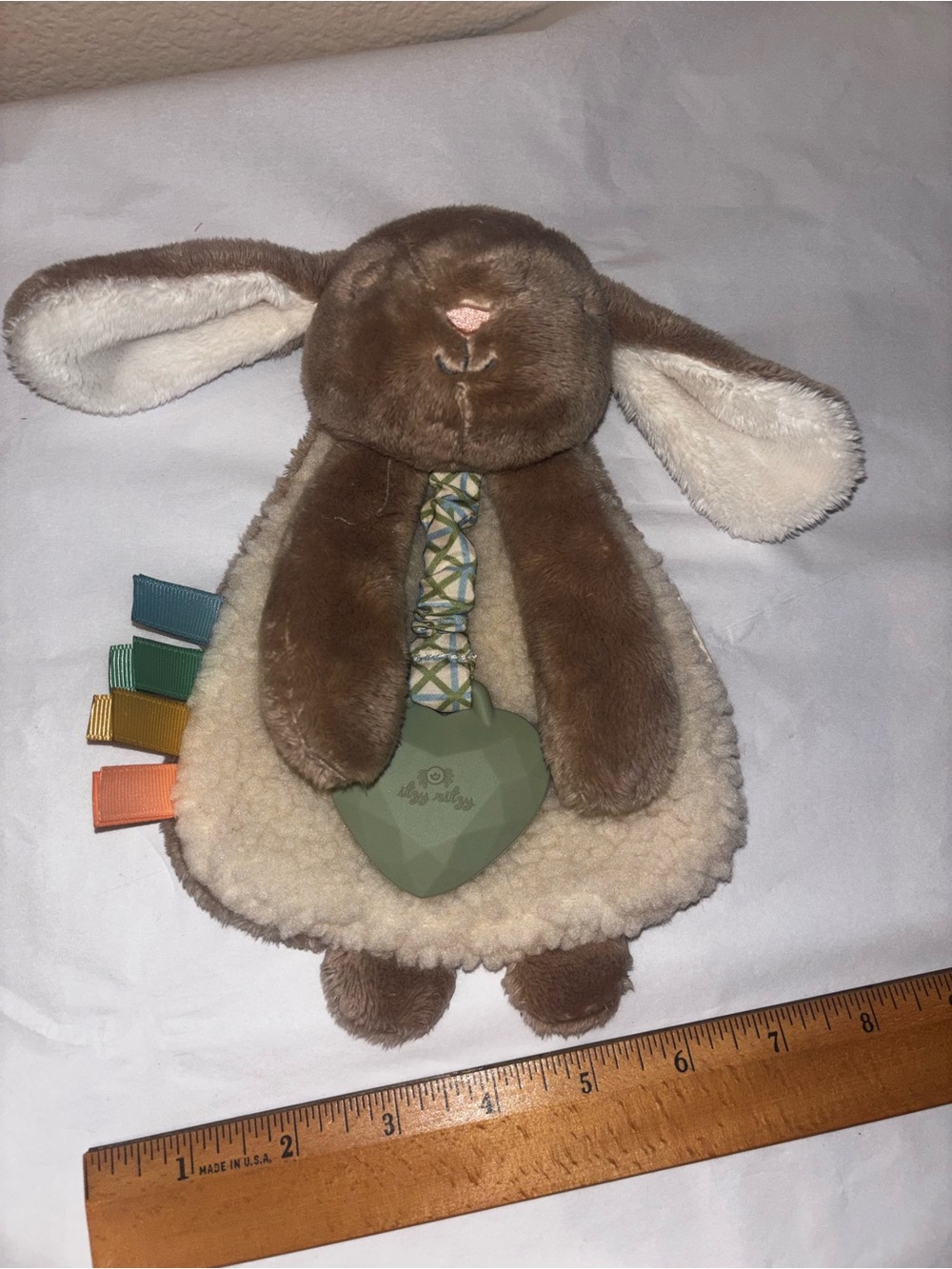Replacement Itzy Ritzy Lovey Bunny Rabbit Sherpa Tags Ribbons Teether Rattle Toy